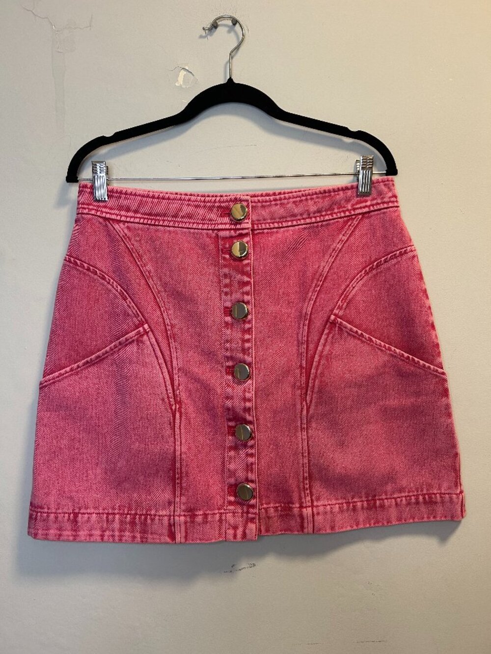 Acler Pink Mini Skirt Size 10